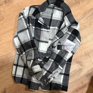 *NWT* NFL Gameday Couture Buffalo Bills Plaid Jacket Women’s Shacket Size S